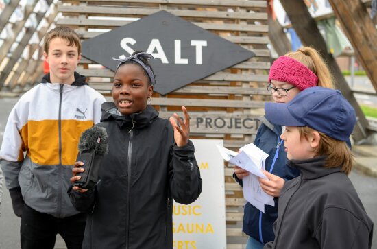 Fire barn i medvirkninsprosjekt på Salt i Oslo