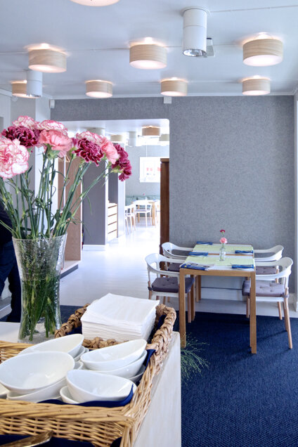 Restaurant with FeltRoll on walls
