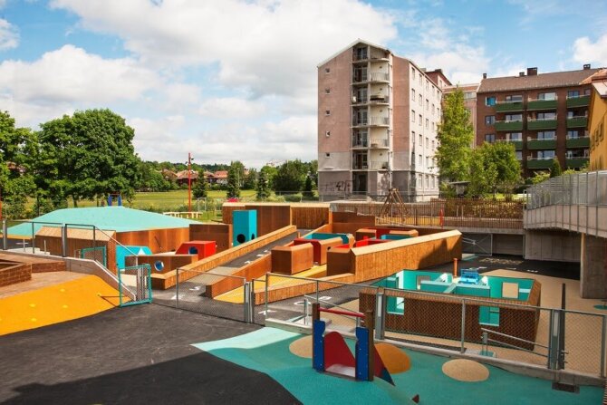 overview of the plans for the playground