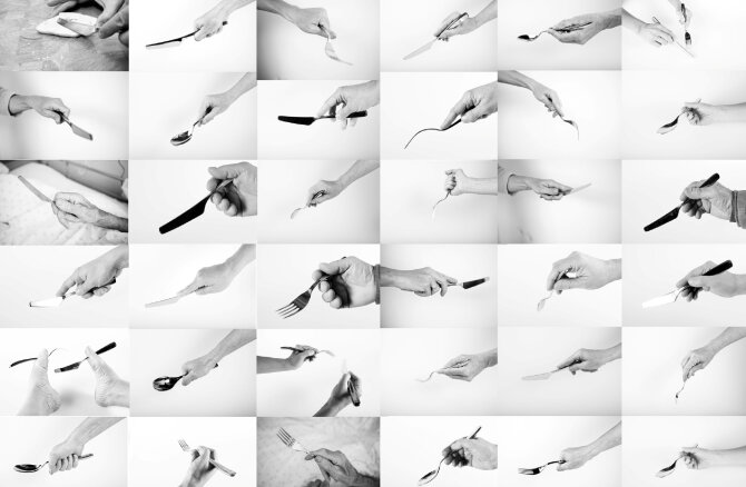 collage of the cutlery