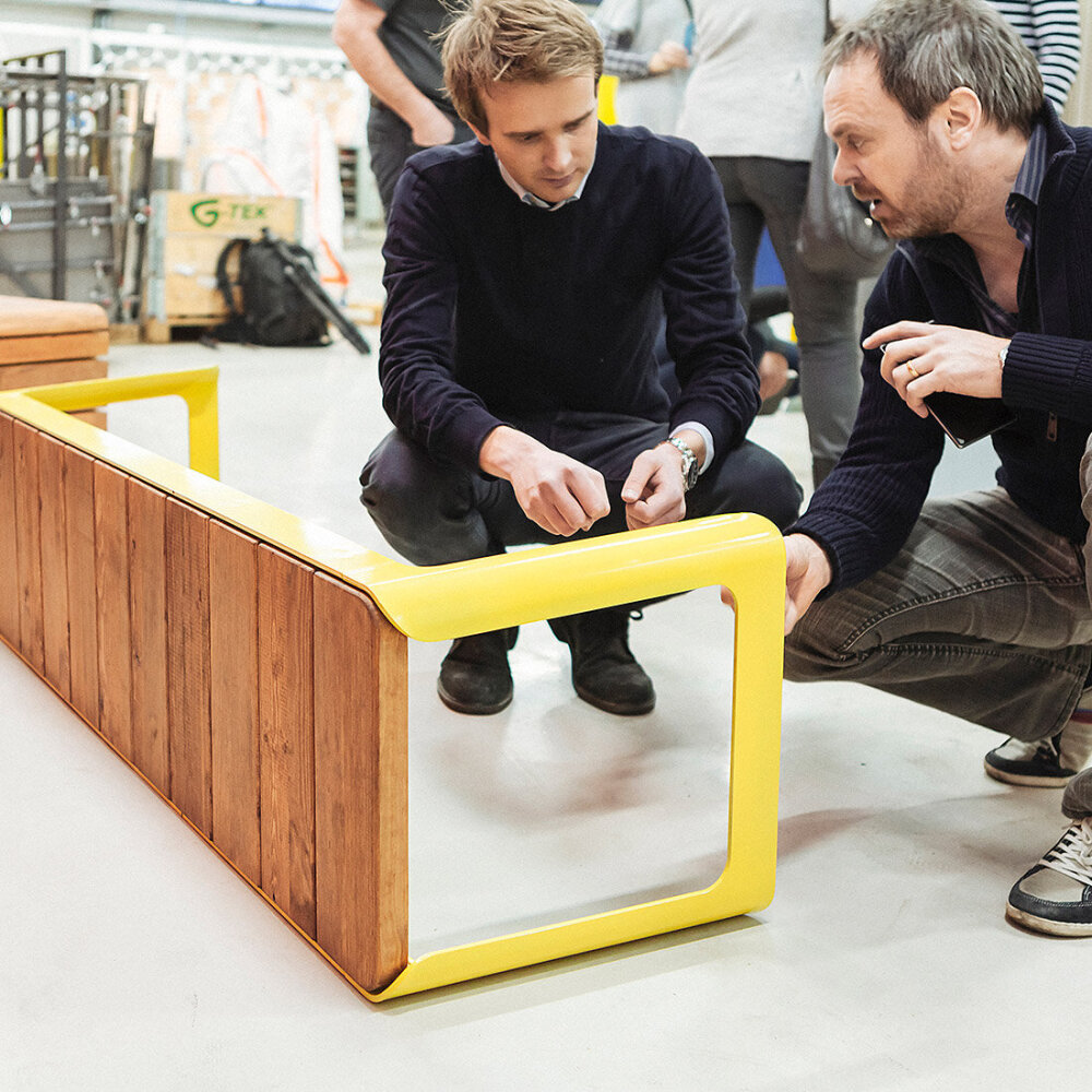 Vestre CEO Jan Christian Vestre and furniture designer Atle Tveit_credit_Hanne Gundersen_VESTRE