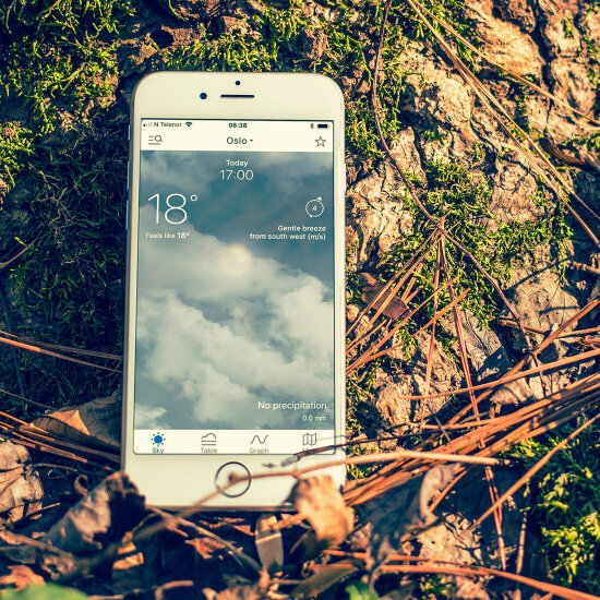 Interaction design in Norway: Yr NRK_Meteorologisk_Institutt_CREDIT_NRK