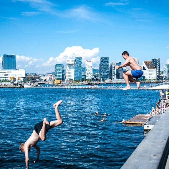 Oslo Green Capital_swimming in the fjord
