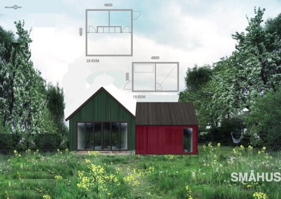 Småhus fra Reindalshytter