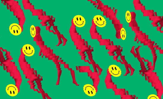 Mønster og grafikk til Visueltfestivalen.